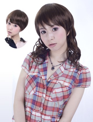Wigs2you 接髪片 無痕假髪接髪片 長款卷髪補髪塊 增厚加長假髪片 無劉海假髪套E-031